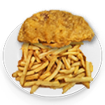 Half Battered Cheese Pizza 